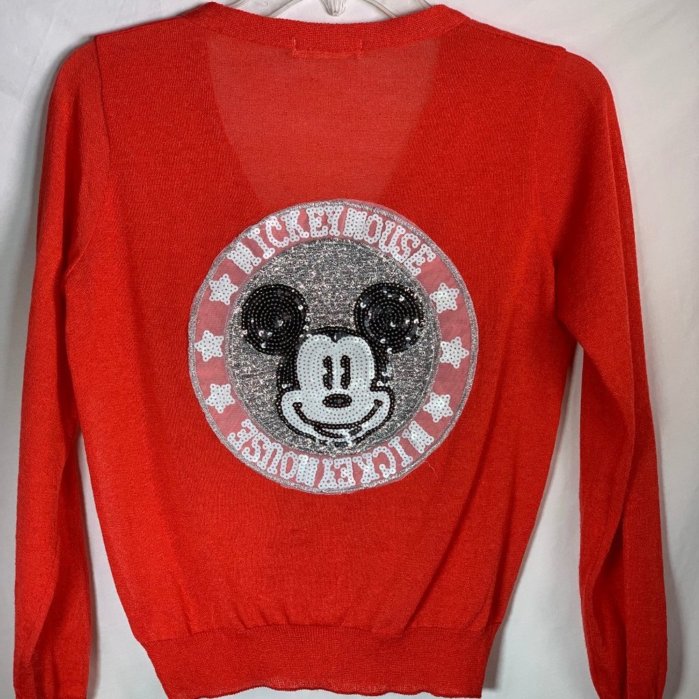 Red Knitting cardigan